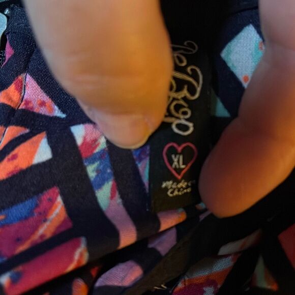 Bebop size XL fit n flare dress. Exposed zipper in back. - Picture 6 of 7